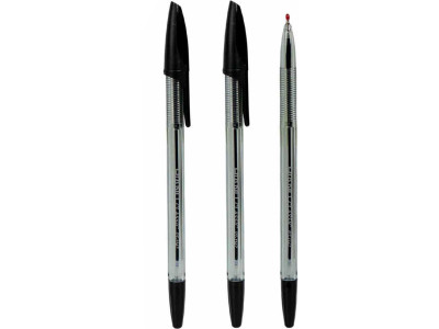 Ручка масляна Piano PT-1147-A прозорий корпус