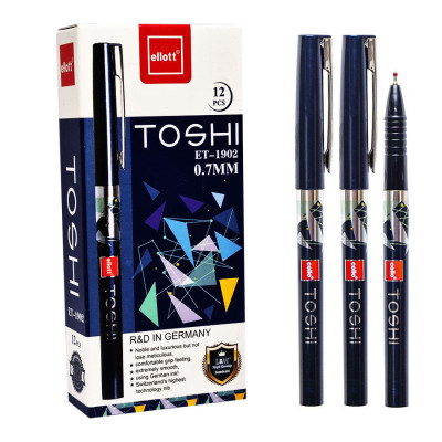 Ручка масляна TOSHI "Сello" CL1902-12 синя, упаковка 12 шт