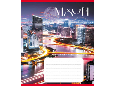 Зошит загальний "Місяць" 060-610055K-2 в клітинку 60 аркушів (959061)