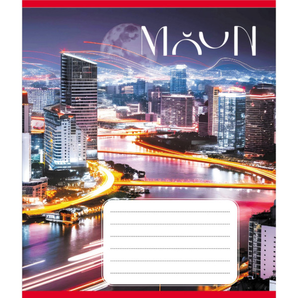 Зошит загальний "Місяць" 060-610055K-2 в клітинку 60 аркушів (959061)