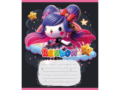 Зошит учнівський "Куромі" 012-520064L-1 в лінію 12 аркушів