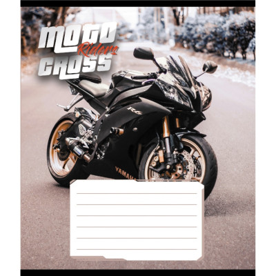 Зошит загальний "Мото" 048-600216L-3 в лінію 48 аркушів