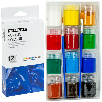 Фарби акварельні художні "Art Ranger" A12015-1 15 мл 12 кольорів Фарби акварельні художні "Art Ranger" A12015-1 15 мл 12 кольорів