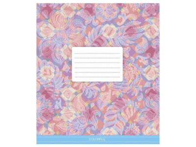 Зошит учнівський "Сolor mania" 024-3386L-1 в лінію 24 аркушів