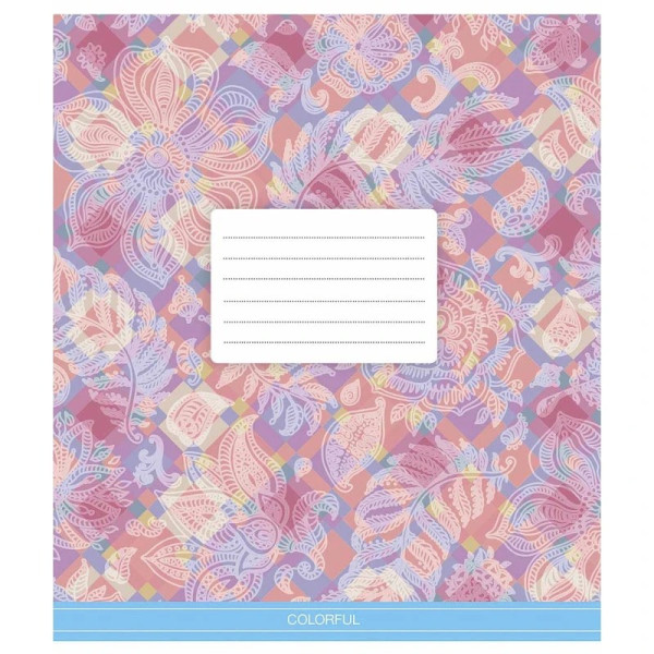 Зошит учнівський "Сolor mania" 024-3386L-1 в лінію 24 аркушів