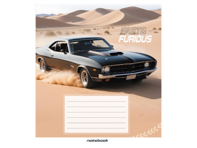 Зошит загальний "В пустелі" 060-590423K-3 в клітинку 60 аркушів