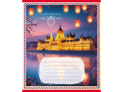 Зошит учнівський "Листівка" 024-560268L-2 в лінію 24 аркуші