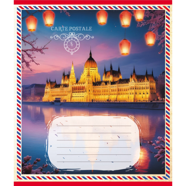 Зошит учнівський "Листівка" 024-560268L-2 в лінію 24 аркуші