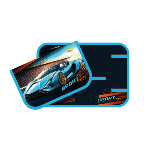 Пенал для школяра АП-1003 19х10 см SportCars