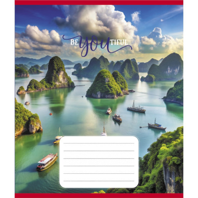 Зошит учнівський "Краса природи" 012-500301K-3 в клітинку 12 аркушів (959050)