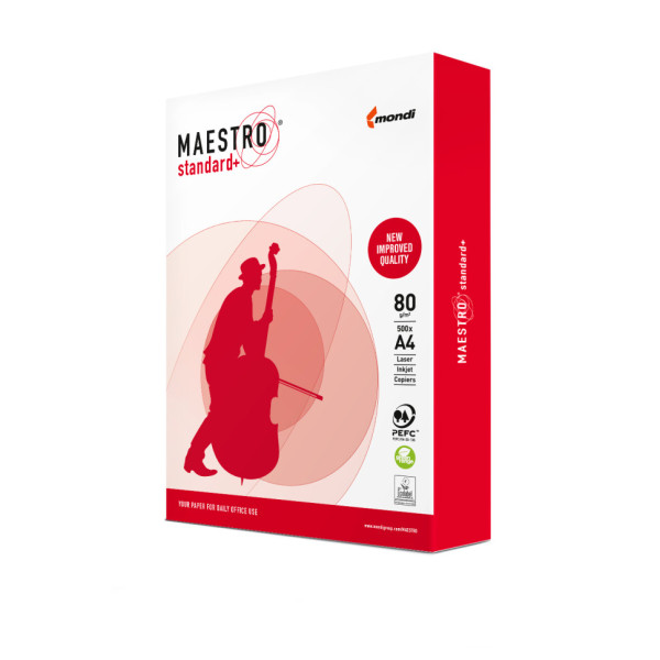 Папір для офісу MAESTRO STANDARD+ А4 клас B 80г/м2 500 листів