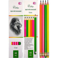 Набір олівців CR255-12 неоновий 12 штук