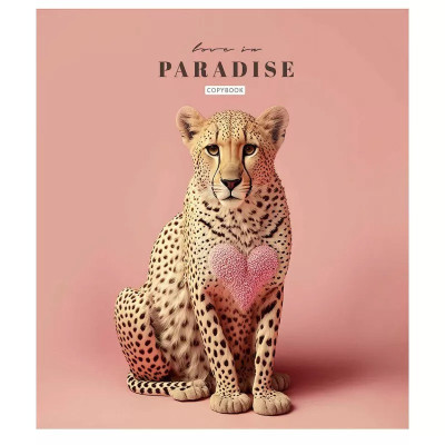 Зошит загальний "Love in paradise" 036-3256L-2 у лінію 36 аркушів