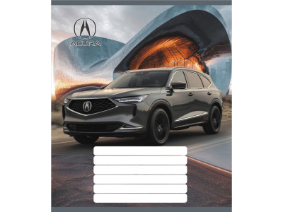 Зошит учнівський "Люкс авто" 036-580068L-3 в лінію 36 аркушів