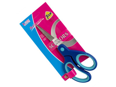 Дитячі ножиці канцелярські 330019(Blue) розмір 18 см