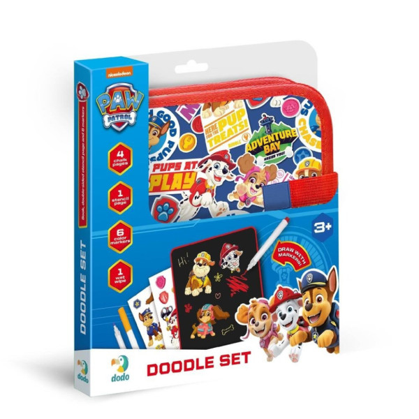 Дитяча набір для малювання "Paw Patrol" 200518 6 кольорових маркерів Дитяча набір для малювання "Paw Patrol" 200518 6 кольорових маркерів