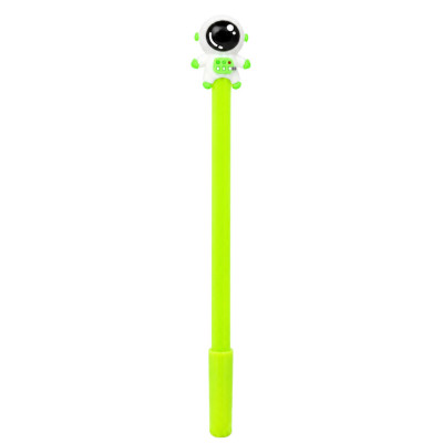 Ручка дитяча з іграшкою "Spaceman" A007(Green) гелева синя