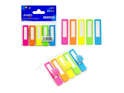 Закладка неонова "Stick Notes" COLOR-IT Р36 5 кольорів