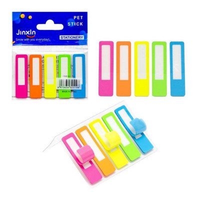 Закладка неонова "Stick Notes" COLOR-IT Р36 5 кольорів