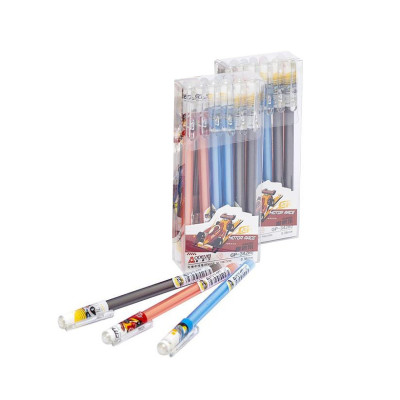 Ручка "пише-стирає" 34280 синя упаковка 12 шт