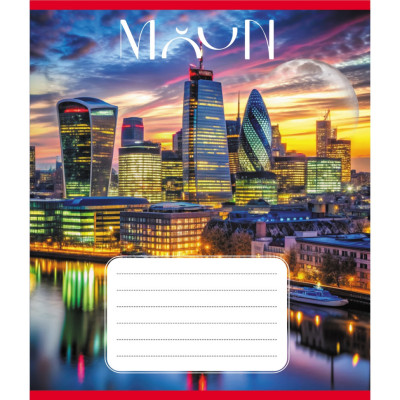 Зошит загальний "Місяць" 060-610055K-3 в клітинку 60 аркушів (959061)