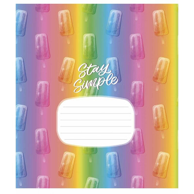 Зошит учнівський "Crazy rainbow" 024-3217L-4 в лінію 24 аркушів