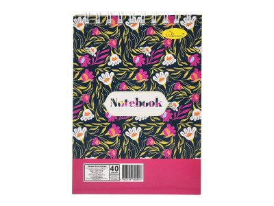 Блокнот для записів АП-1711 А6 40 аркушів пружина зверху