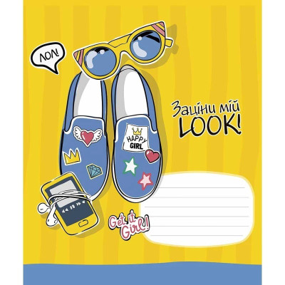 Зошит учнівський "Lets go" 024-3236L-4 в лінію 24 аркушів