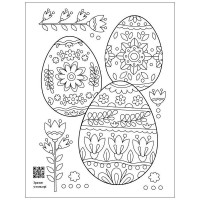Заспокійлива розфарбовка "Великодні візерунки" 11421 16 сторінок