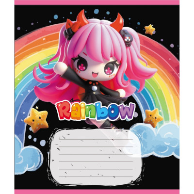 Зошит учнівський "Куромі" 012-520064L-2 в лінію 12 аркушів