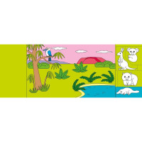 Дитяча книжечка-розмальовка "Хто гойдається на ліані?" 1364007