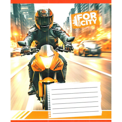 Зошит учнівський "Нічним містом" 018-530032K-2 в клітинку 18 аркушів (959053)