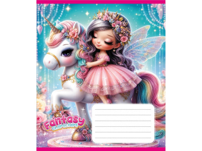 Зошит учнівський "Мій єдиноріг" 012-520170L-2 в лінію 12 аркушів Зошит учнівський "Мій єдиноріг" 012-520170L-2 в лінію 12 аркушів