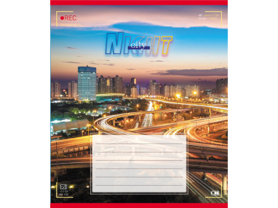 Зошит учнівський "Вогні міста" 024-560145L-3 в лінію 24 аркуші