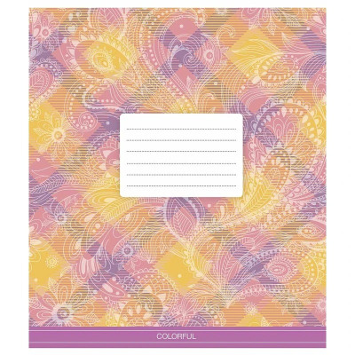 Зошит учнівський "Сolor mania" 024-3386L-2 в лінію 24 аркушів