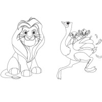 Розмальовка "Гра з кольором. Король Лев" 1426001 Disney Маля 12 сторінок
