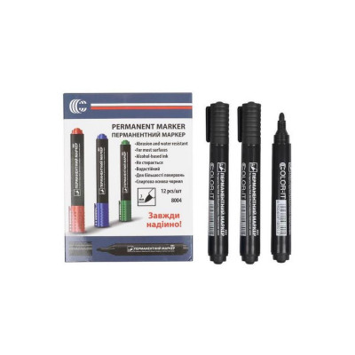 Маркер чорний COLOR-IT 8004(Black) Diamont "C"