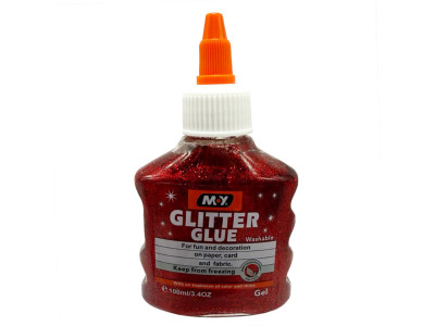 Клей декоративний "Металік Glitter" DSCN4619(Red) 100 мл Клей декоративний "Металік Glitter" DSCN4619(Red) 100 мл