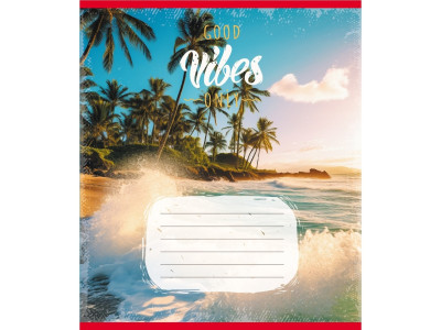 Зошит учнівський "Вайб" 024-550429K-5 в клітинку 24 аркуші