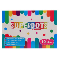 Дитячі крапкові маркери 35509 10 кольорів по 60 мл