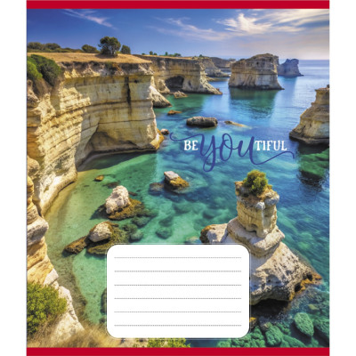 Зошит учнівський "Краса природи" 012-500301K-4 в клітинку 12 аркушів (959050)