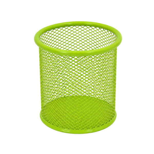 Склянка для ручок 562001-Green металева кругла 95х75см. Склянка для ручок 562001-Green металева кругла 95х75см.