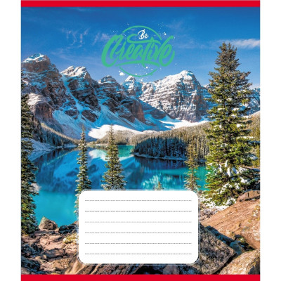 Зошит загальний "В горах" 096-630220K-4 в клітинку 96 аркушів