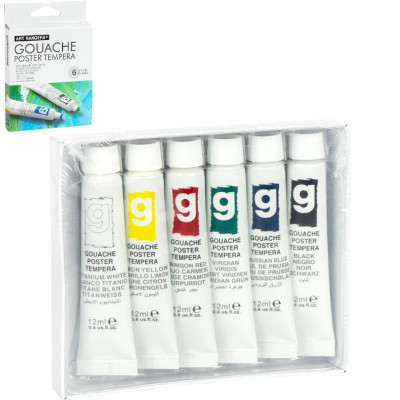 Набір гуашевих фарб "Art Ranger" EG0612C 6 кольорів