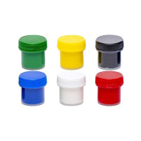 Дитячі гуашеві фарби 7C20601 6 кольорів по 10 мл