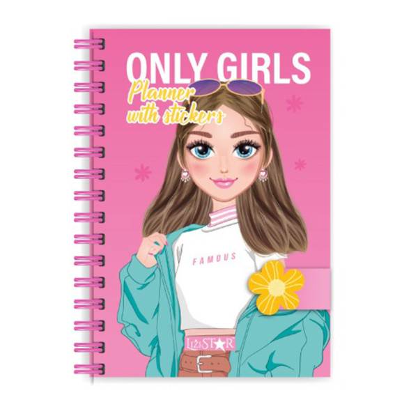 Блокнот "Only Girls Planner" Апельсин LS-01-2 64 сторінки Блокнот "Only Girls Planner" Апельсин LS-01-2 64 сторінки