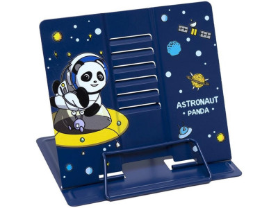 Підставка для книг "Astronaut Panda" LTS-8182(Blue) металева