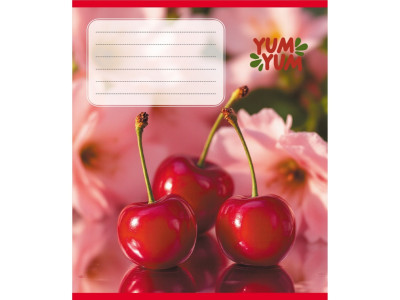 Зошит учнівський "Фрукти" 036-580143L-4 в лінію 36 аркушів