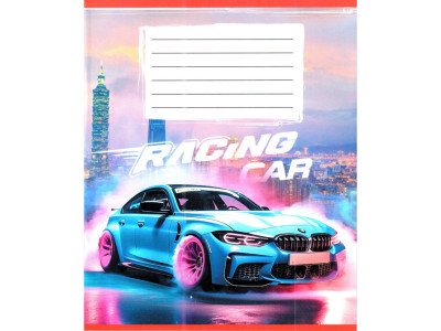 Зошит учнівський "Авто в диму" 036-580051L-4 у лінію 36 аркушів (959057)