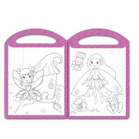 Дитяча розмальовка "Принцеси та феї" РМ-68-04 16 наліпок